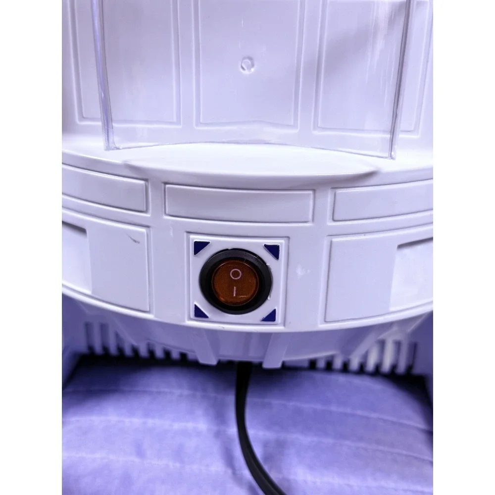 Disney Star Wars R2-D2 Popcorn Maker Hot Air Machine No Box + (4) Popcorn Holder